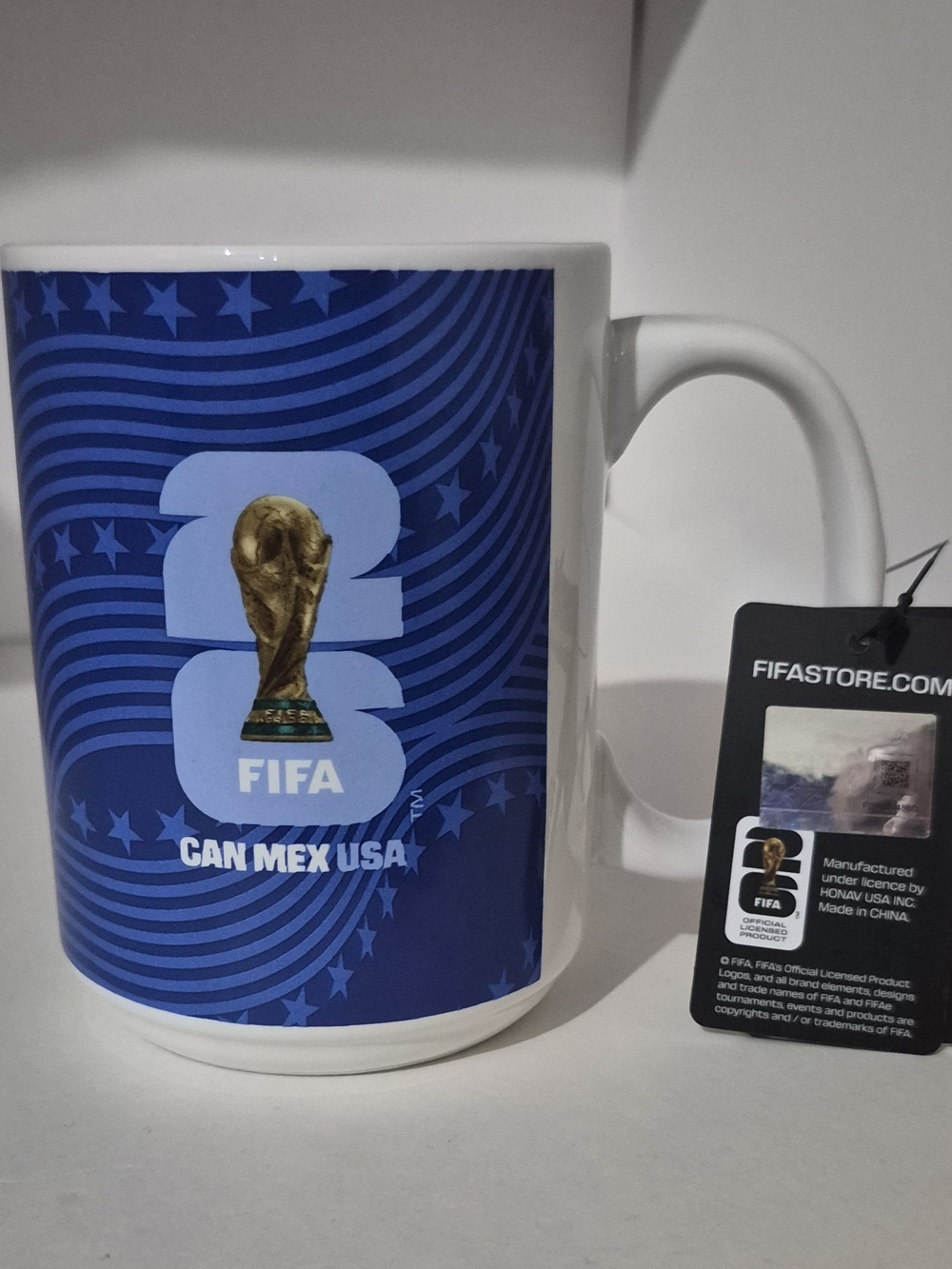 FIFA World Cup Blue Ceramic Large Mug